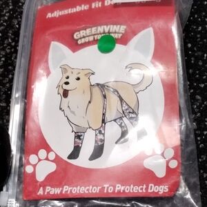 Dog Paw Protector - Black White And Red
